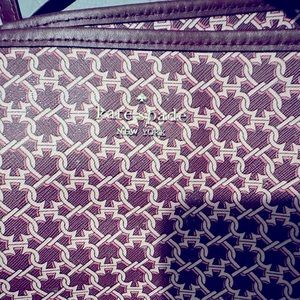 Kate spade bag maroon in color. Used about 5 times